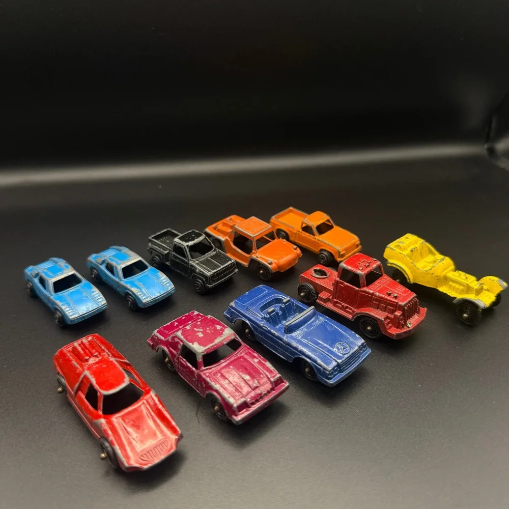 Vintage Tootsietoy Diecast Car Truck Lot of 10 Monza 450 SL USA Metal Toys